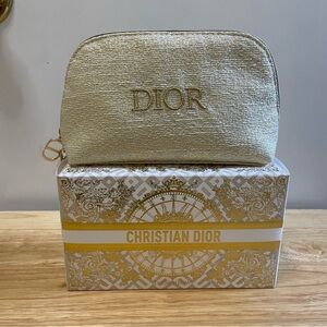 Dior Shimmering Gold Cosmetic Bag GWP